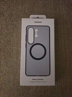 Samsung Rugged Magnet Case for Galaxy S26 Ultra - Light Gray with Black Ring